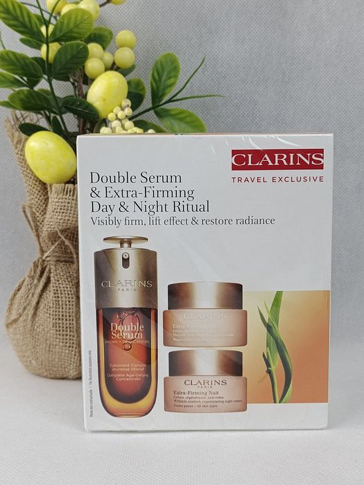 Clarins Double Serum & Extra-Firming Day & Night Ritual – Zestaw