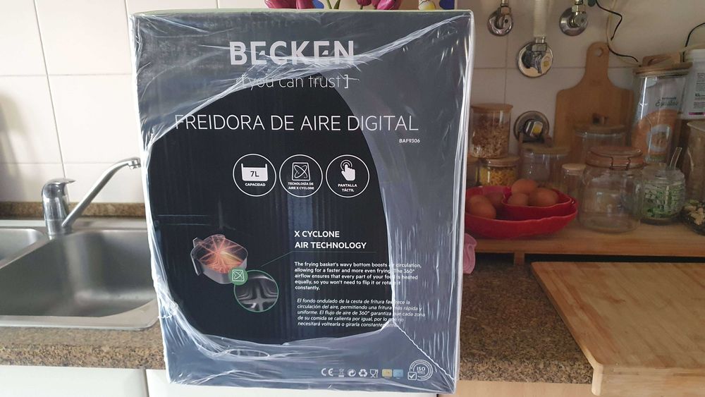 Fritadeira sem Óleo BECKEN BAF9306 7L (Preto) – TOTALMENTE NOVA / SELADA
