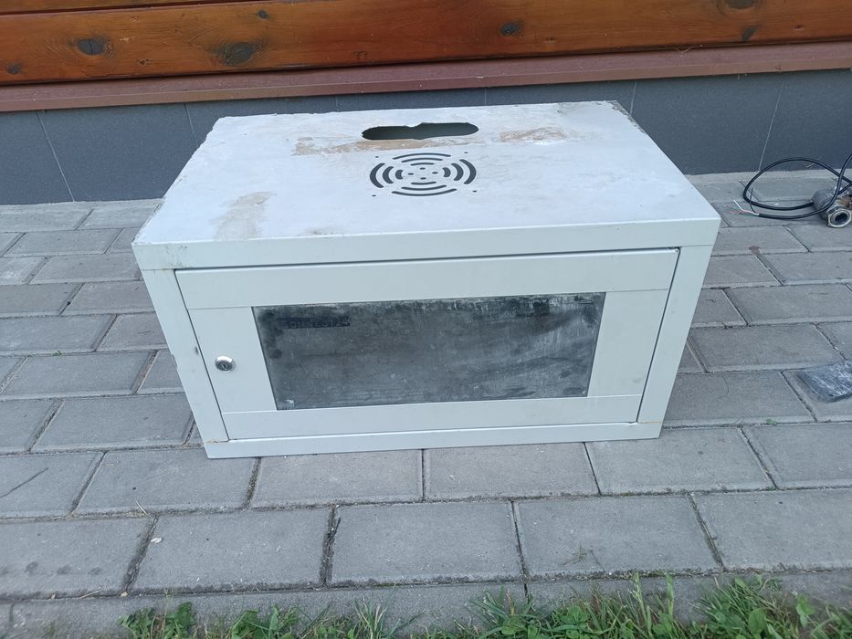 Szafka rack 19 szara