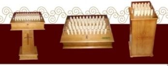 Lampadários religiosos/sinos eletrónicos