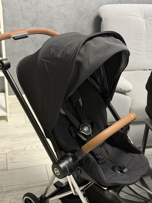 Коляска Cybex Mios 4.0  2 в 1 Sepia Black шассі Chrome Brown