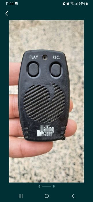 Gravadores de bolso, pequenas mensagens