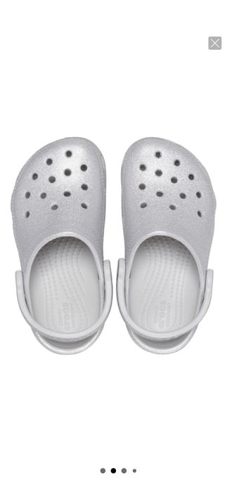 Дитячі Crocs срібні  С10