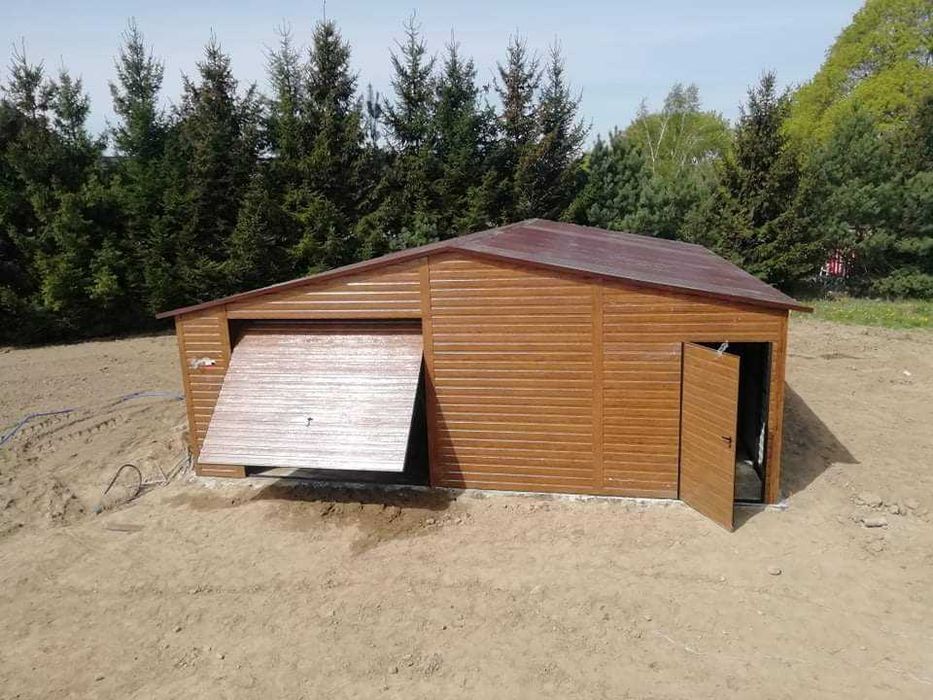 garaż blaszany drewnopodbny 8x10, 8x6,6x6, blaszaki, hale