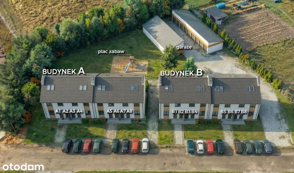 Mieszkanie na parterze o pow. 52m2 z pryw. ogródkiem o pow. ok 70 m2