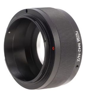 Anel adaptador para lente Nikon m42 Z5 Z6 z7 z50 z7ii z6ii z
