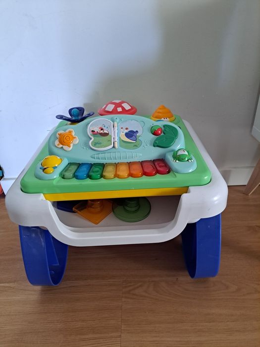 Mesa de atividades de tampo duplo