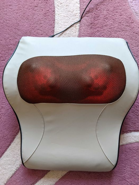 Масажна подушка багатофункціональна електрична з підігрівом