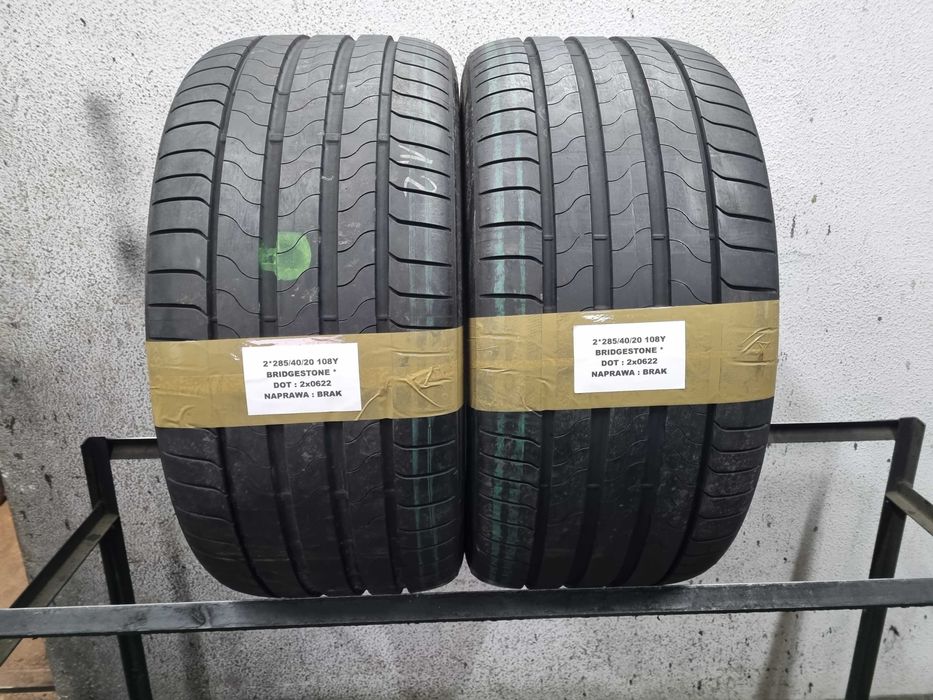 285/40/20 108Y Bridgestone Turanza 6* PARA MONTAŻ WYSYŁKA Koszalin