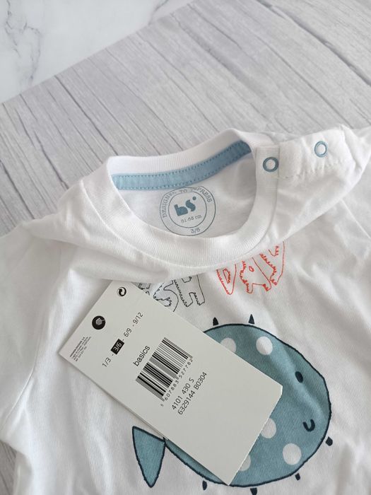 T-shirt NOVA menino 3/6m