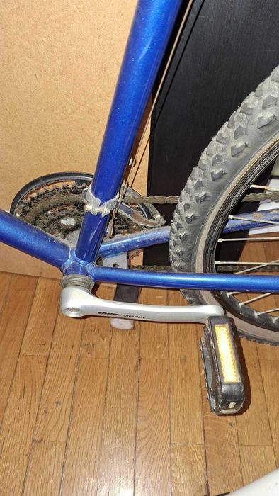 Bicicleta com Smart Trainer instalado