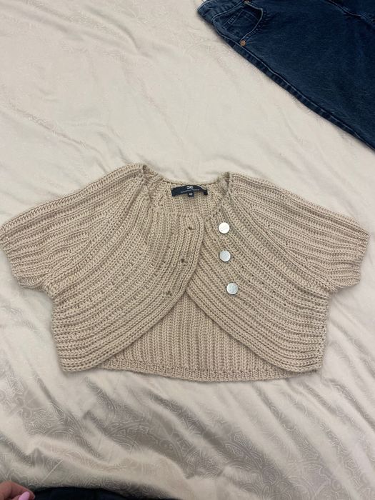 Болеро Elisabetta Franchi, свитер jcrew, Rinascimento