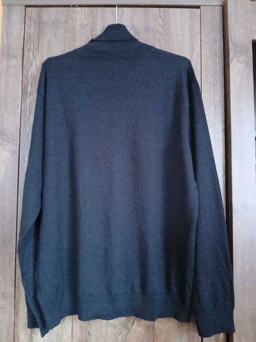 Faifield ciepły Sweter/golf r.XXL 50%merinowool,szary