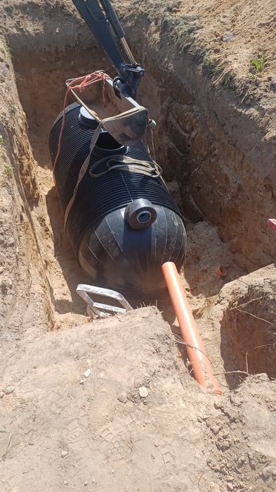 Przyłącza wodkan, gaz, szamba, prace ziemne, Koszalin  i okolice