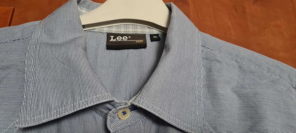 Lee koszula męska w delikatne cienkie paseczki roz XL