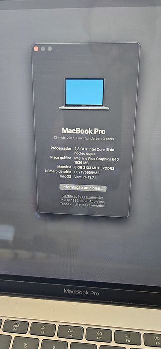 Vendo macbook pro 13" 2017