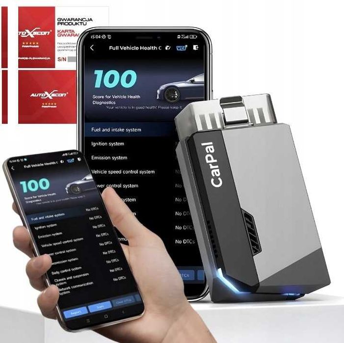 Kostka Skaner Tester Diagnostyczny OBD2 Systemy FUNKCJE SERWIS PL