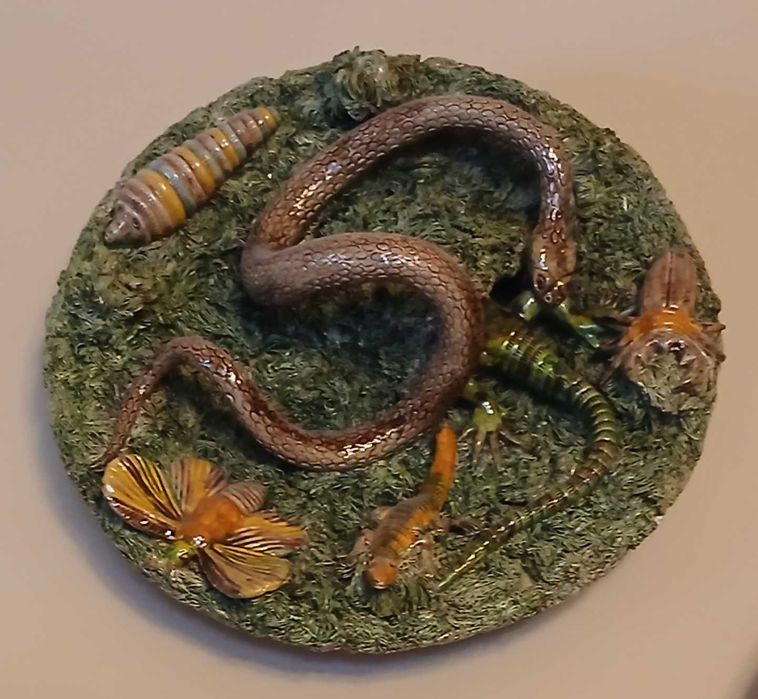 Prato faiança  Caldas da Rainha José Alves Cunha.