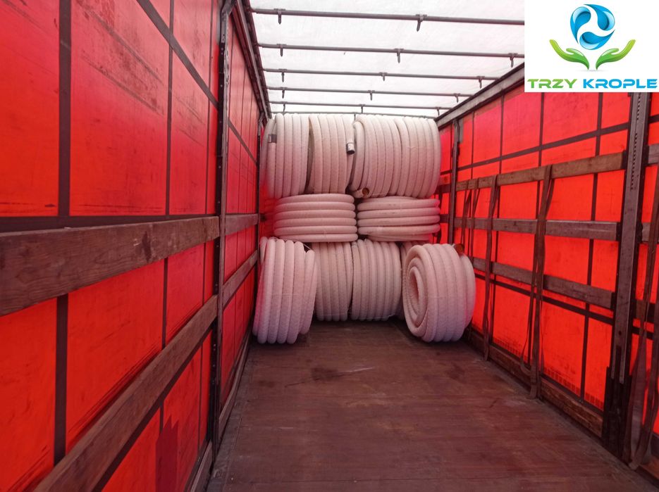 Rura drenarska fi 100 perforowana melioracyjna w otulinie CAŁA POLSKA