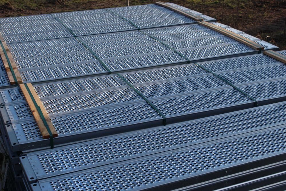 Rusztowanie elewacyjne plettac 12x6m powierzchnia robocza 72m2