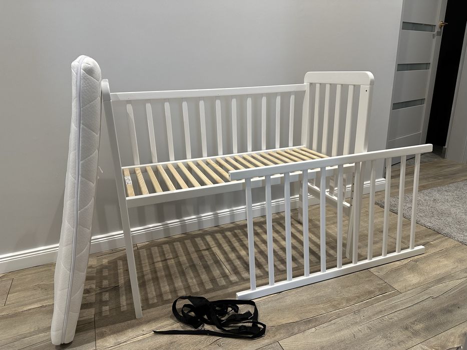 Woodies side crib łóżeczko niemowlece / dostawka