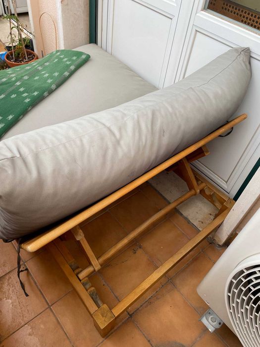 Сadeira (chaise longue) para o jardim ou varanda