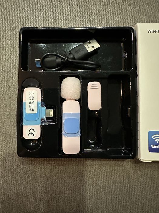 Бездротовий петличний мікрофон (Wireless Lavalier Microphone).