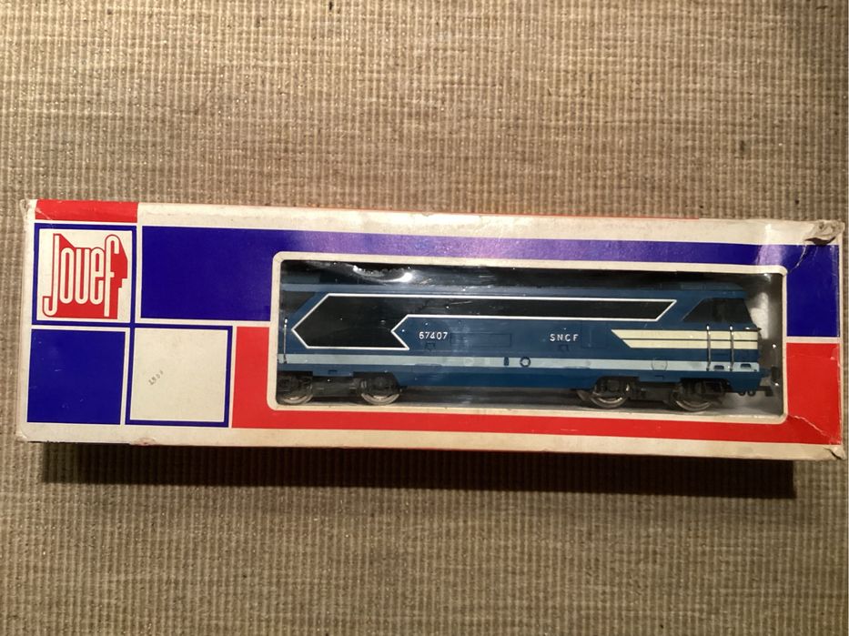 JOUEF 8539 Locomotiva H0 diesel azul BB 67407 SNCF. Excelente.