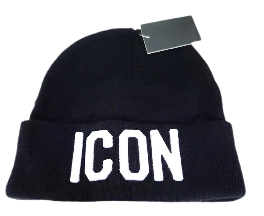 Czpka ICON   dsq  czarna unisex