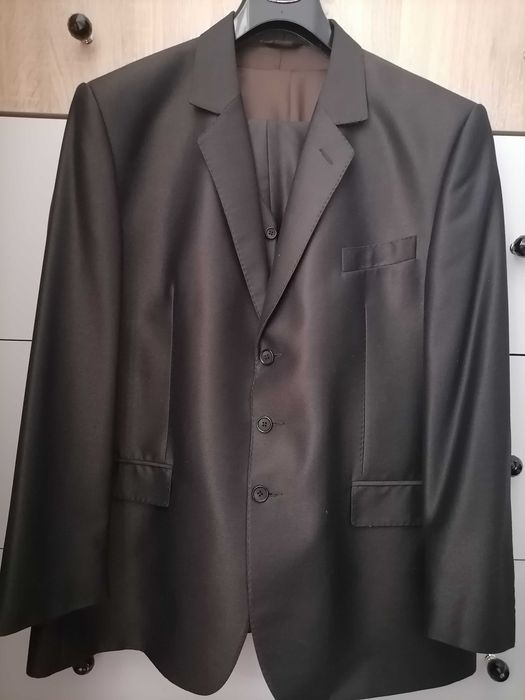 Garnitur 3 częściowy na 170 cm jednorzędowy raz założony XXXL