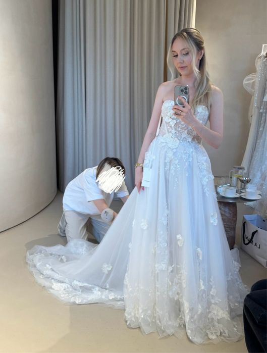 Suknia ślubna Milla Nova Bright XS WDC-03 ze zdobieniami, 2025