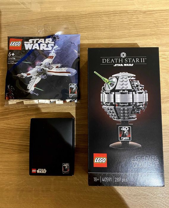 LEGO zestaw  gwiazda śmierci x-wing 75355, 40591, 30654