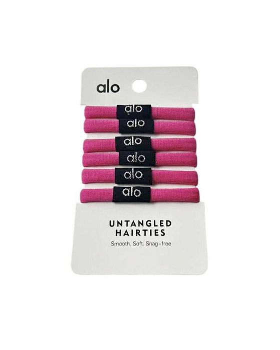 Резинка для волосся Alo Yoga Untangled Hair Tie 6-Pack Pink