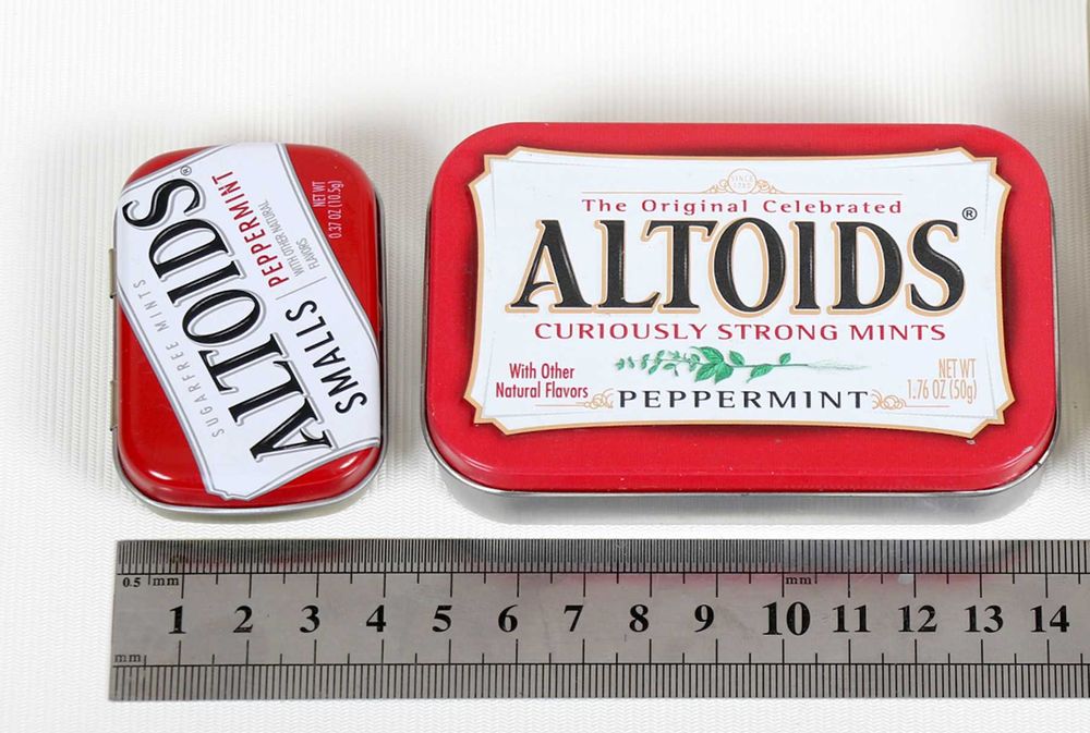 Пуста коробка від солодощів Лускунчик, льодяників Altoids
