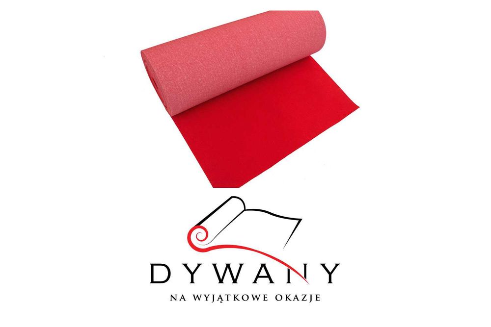 Czerwony dywan na imprezę gale ślub wykładzina event standard 1x15m