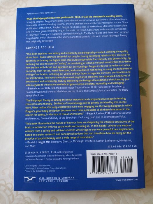 Livro Pocket Guide to the Polyvagal Theory - Stephen W. Porges (em inglês)