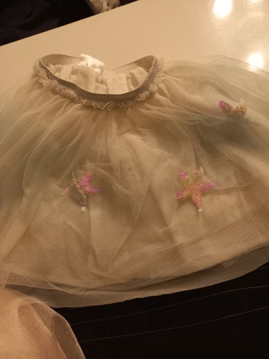 Sukienka plus spódniczka 98