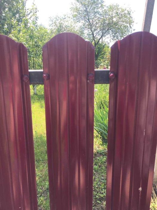 Штакетник Штахетник металевий Евроштакетник Двухсторонний