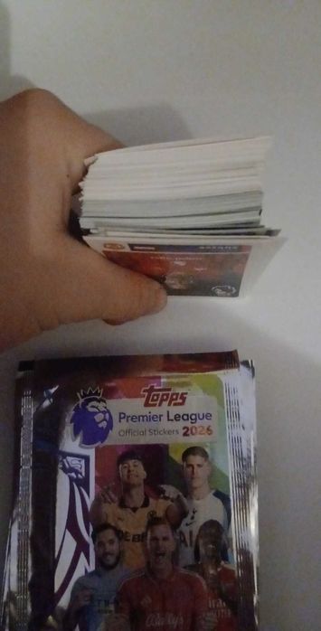 Kolekcja naklejkowa Premier League topps 2026 - saszetka