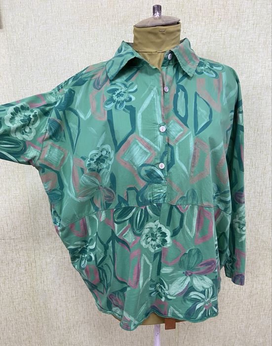 Сорочка оверсайз із коміром