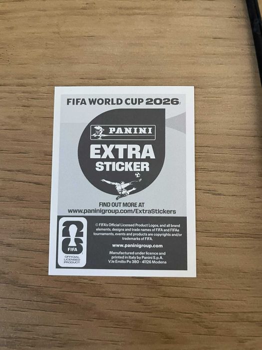 Kylian Mbappé - Panini Mundial 2026 - Extra Sticker ROXO
