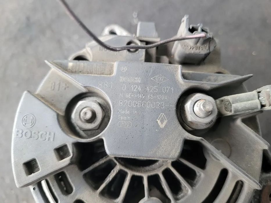 alternator 0124425071 8200660033 renault scenic 2 1,5 dci