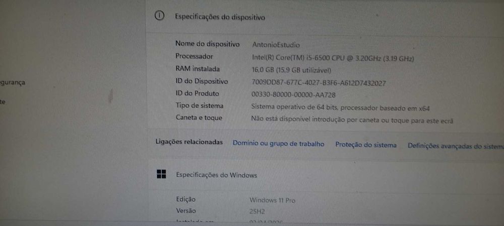 PC HP EliteDesk 800 G2 SFF