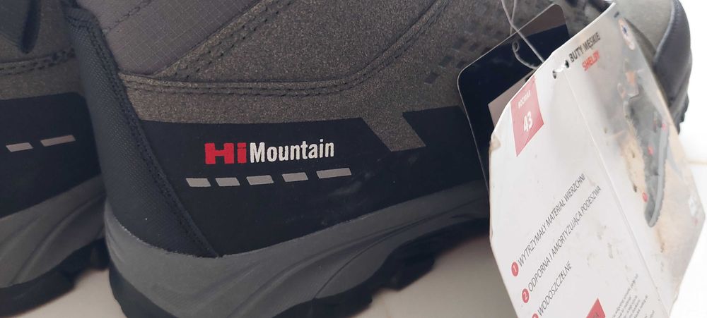 Buty trekingowe HiMountain rozm. 43 Nowe