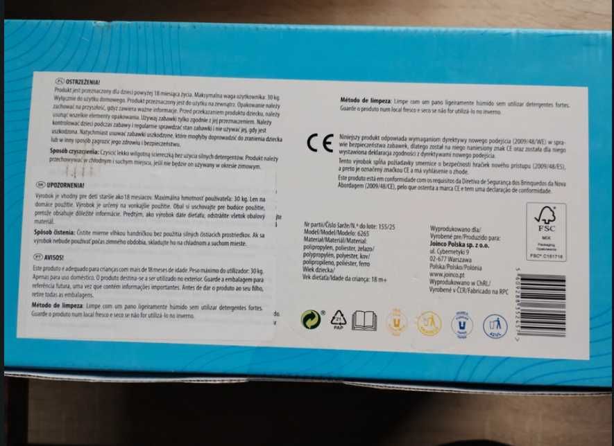 Huśtawka dla dzieci 3w1 do 30 kg 18 m+