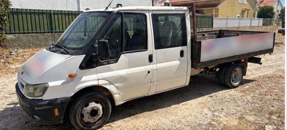 Ford Transit 125 T350 Cabine Dupla – Caixa Aberta – Venda/Troca