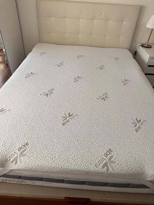 Cama com colchao articulado automatico