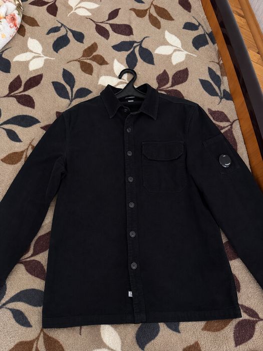 C.P. Company — чёрная рубашка/overshirt