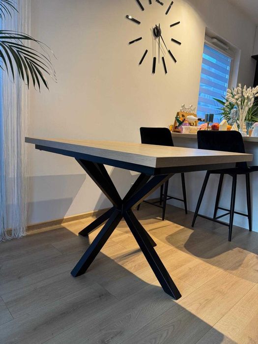 Stół Loft Industrialny blat Egger premium