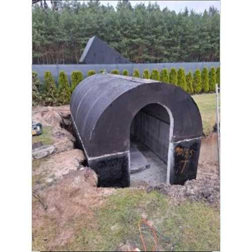 Piwnica betonowa bunkier ziemianka beton B-25, transport HDS + montaż